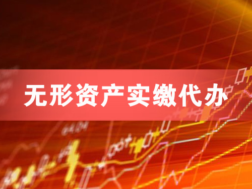 开平无形资产实缴资本代办