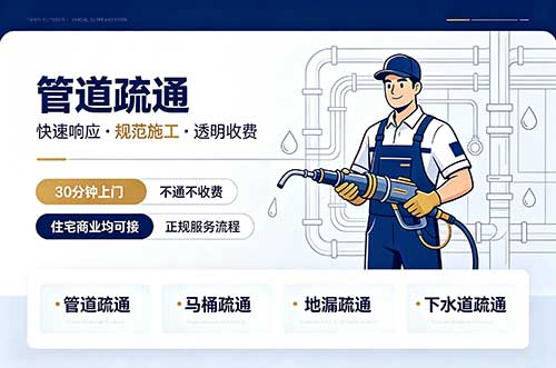 开平管道疏通