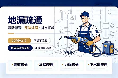 开平地漏疏通